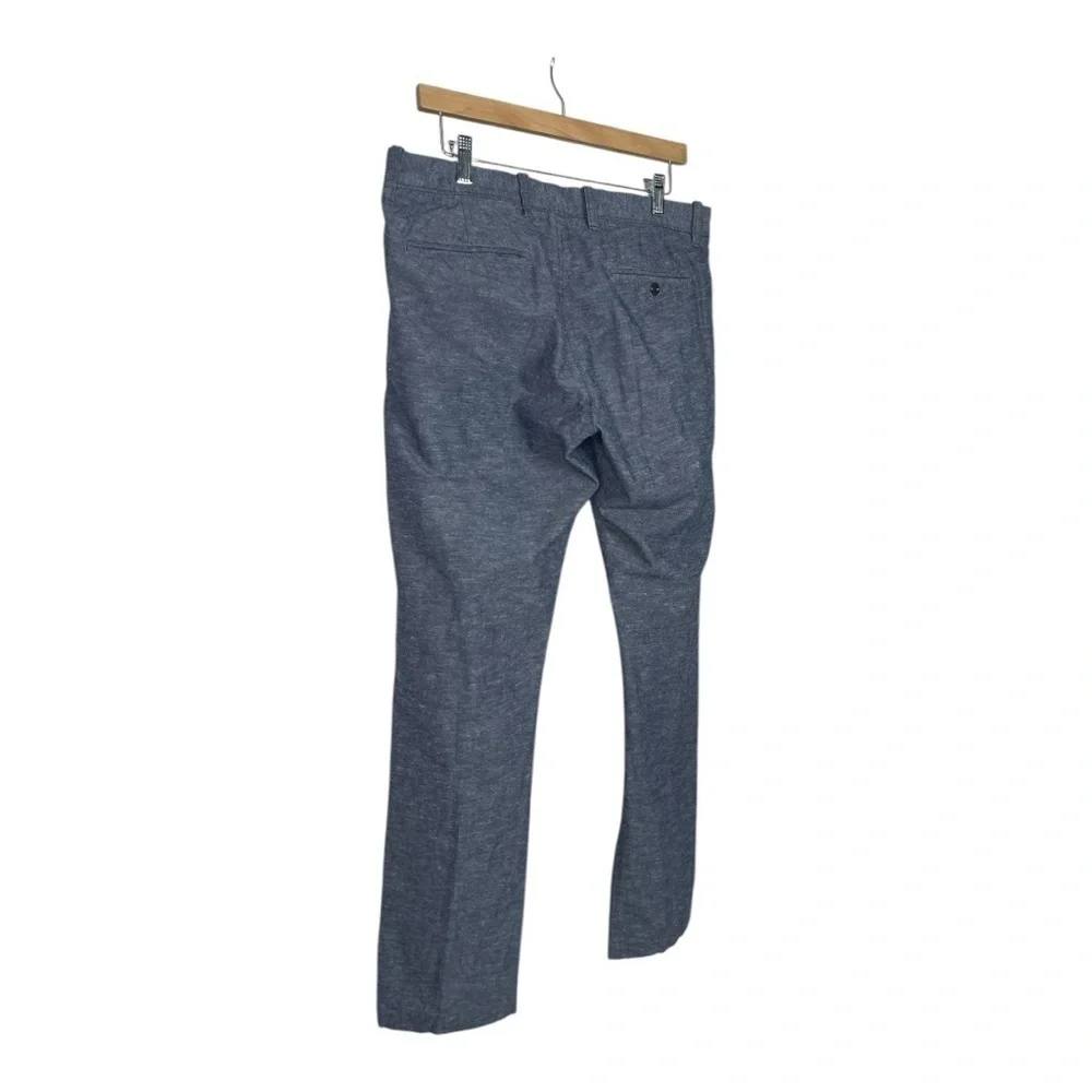 J. Crew 484 Slim-fit chino pant in stretch slub cotton blend 34x34 - Picture 4 of 12